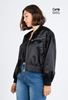 Picture of CURVY GIRL BLACK BOMBER JACKET